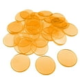 thumbnail image 1 of HLONK Round Plastic Counters 100Pcs 19mm Bingo Transparent Color Counting Math Game Counters Markers, 1 of 9