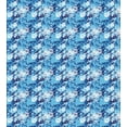 thumbnail image 3 of Flower Duvet Cover Set, Continuous Pattern of Blue Color Palette Roses, Decorative 3 Piece Bedding Set with 2 Pillow Shams, Queen Size, Sky Blue Blue, by Ambesonne, 3 of 3
