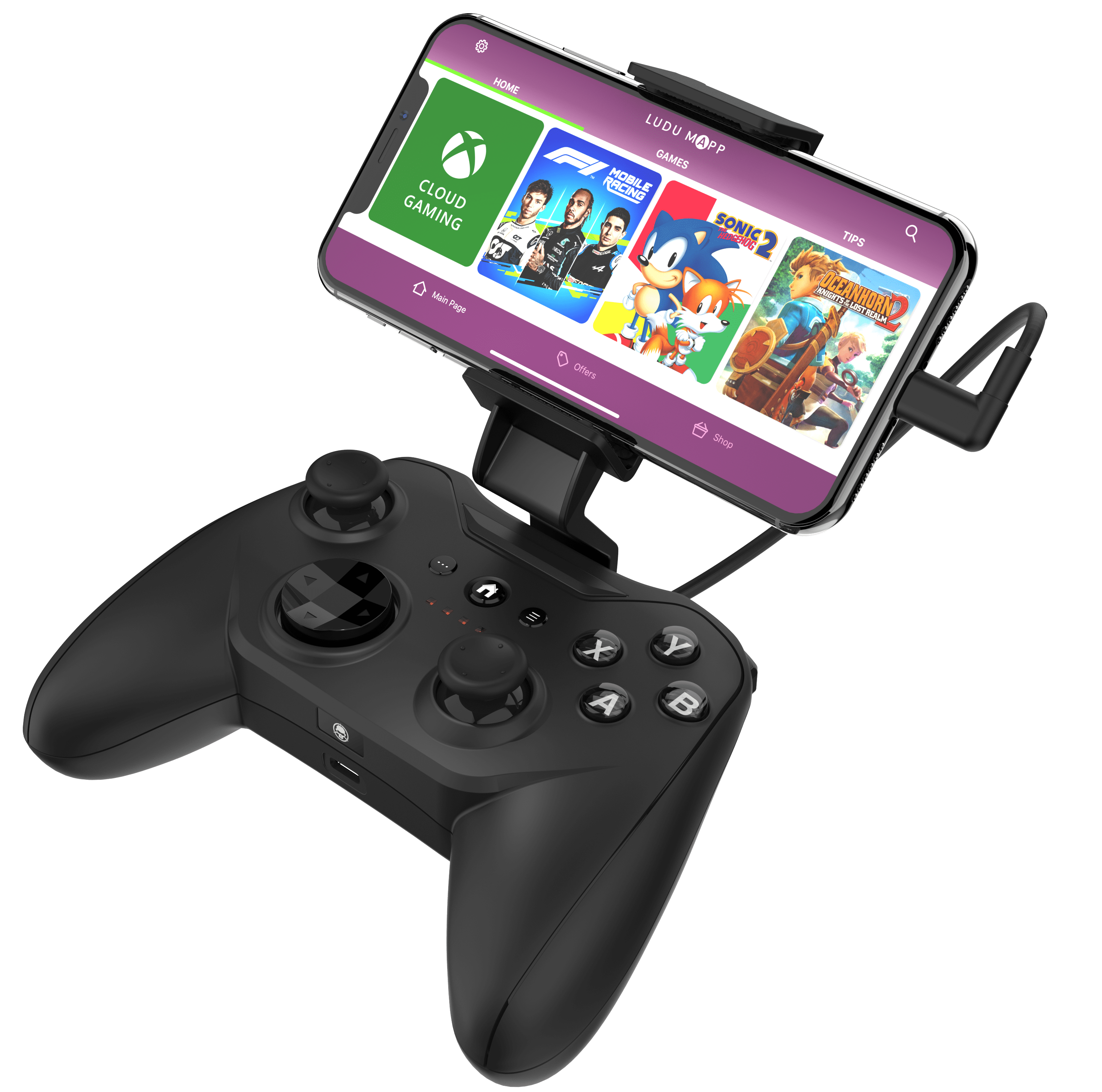 Modernisering Ongedaan maken vragen Rotor Riot, Wireless - Gamepad Controller, for Android and Apple iOS  Devices, Black - Walmart.com