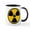 White/Black Inside, variant on CafePress - Radioactive Symbol Mugs - 11 oz Ceramic Mug - Novelty Coffee Tea Cup