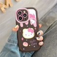 thumbnail image 1 of Original Sanrio Hello Kitty Phone Case For iPhone 14 13 11 12 15 Pro Max X XS XR 8 7 Plus Cartoon Cute Soft Shockproof Cover Y2K RJ, 1 of 6