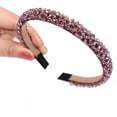 thumbnail image 1 of HSHDLDF Bandeau Mode Étincelant 4 Rangées Cristal Strass (Violet), 1 of 7