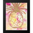 thumbnail image 2 of Hewitt, L. 20x24 Black Modern Framed Museum Art Print Titled - Pink Gold Pineapple, 2 of 5