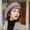 Coffee color, variant on Beret Women's Autumn And Winter Korean Edition Versatile Thousand Bird Plaid British Retro Japanese Spring Painter Hat Trend