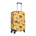 thumbnail image 3 of Qekee Cute Animals Elastic Luggage Cover, Double-sided Print, Invisible Zipper, for Travel, Business, Daily - X-Large, 3 of 9
