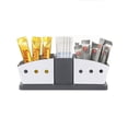 thumbnail image 2 of 1PC Soporte para condimentos de café Caja para café con 3 compartimentos Organizador de almacenamiento de bolsitas de té Soporte para azúcar y café para el hogar, 2 of 5