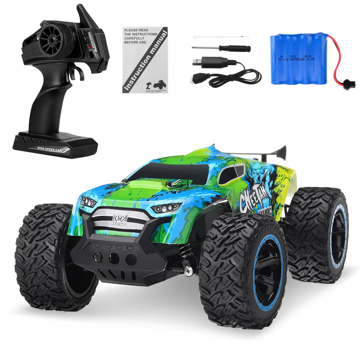 Remote Control Car High-speed Climbing Car Toy 260 Motor Two-wheel Drive Kids