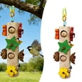 thumbnail image 2 of Bird Toys, Bird Shredding Toys, Wooden Parakeet Chew & Destroy Accessories, Bird Feeding Toy, 2 of 9