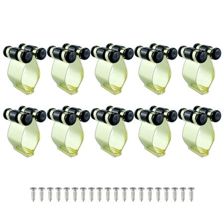 

Reduced！Amusingtao Club With Screws Collection Metal Wall Mounted Display Fishing Rod Storage Clips
