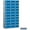 MultiColor, variant on Plastic Locker - Ten Tier - 3 Wide - 73 Inches High - 18 Inches Deep - Blue - Unassembled