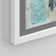 thumbnail image 5 of PixonSign Framed Wall Art Pastel Watercolor Blue, Teal, Yellow Paint Stroke Collage Inspired Illustrations Posters, Set of 4 Abstract Geometric Canvas Prints for Home Decor - 11"x14" White, 5 of 5