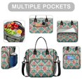 thumbnail image 2 of Pioneer Flower Floral Print Pattern Womens Lunch Box for Work,Insulated Large Lunch Bag,Leakproof Adult Lunch Bag for Work,Beach,Travel,Picnic,Camping, 2 of 6