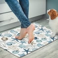 thumbnail image 3 of CounterArt "Blue Shells" Decorative Artistic 30” x 20” Vinyl Comfort Floor Mat, 3 of 6