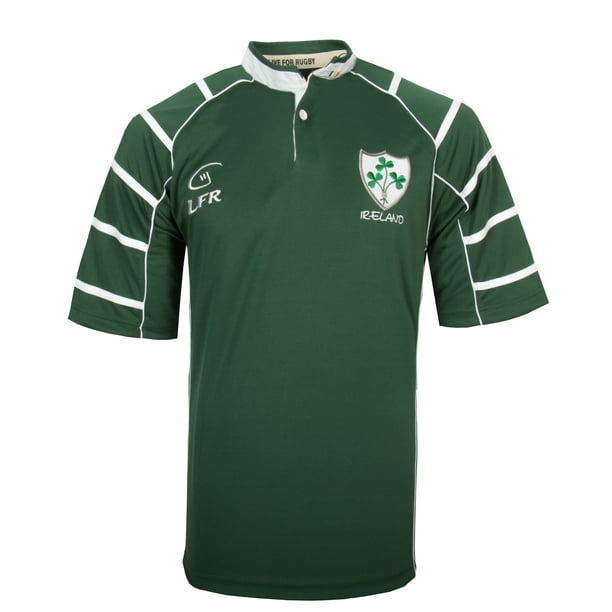 Malham Men's Irish Rugby Jersey Polyester Short Sleeve Shirt