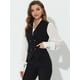 thumbnail image 2 of Chaleco Elegante Doble Botonadura Allegra K Mujer Negro M, 2 of 5