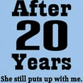 thumbnail image 3 of CafePress - 20Th Anniversary Funny Quote Light T Shirt - Light T-Shirt - CP, 3 of 4