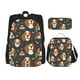 thumbnail image 1 of Easygdp Cute Puppy Mochila para Niños y Niñas con Set de Caja de Almuerzo y Estuche para Lápices 3 en 1, Mochila Escolar Estampada para Adolescentes, 1 of 7