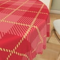 thumbnail image 4 of Green Tablecloth, Merry Christmas, Water and Grease Resistant Wipeable Rectangular Tablecloth Decoration, Snowman, 60x84 inch, 4 of 6