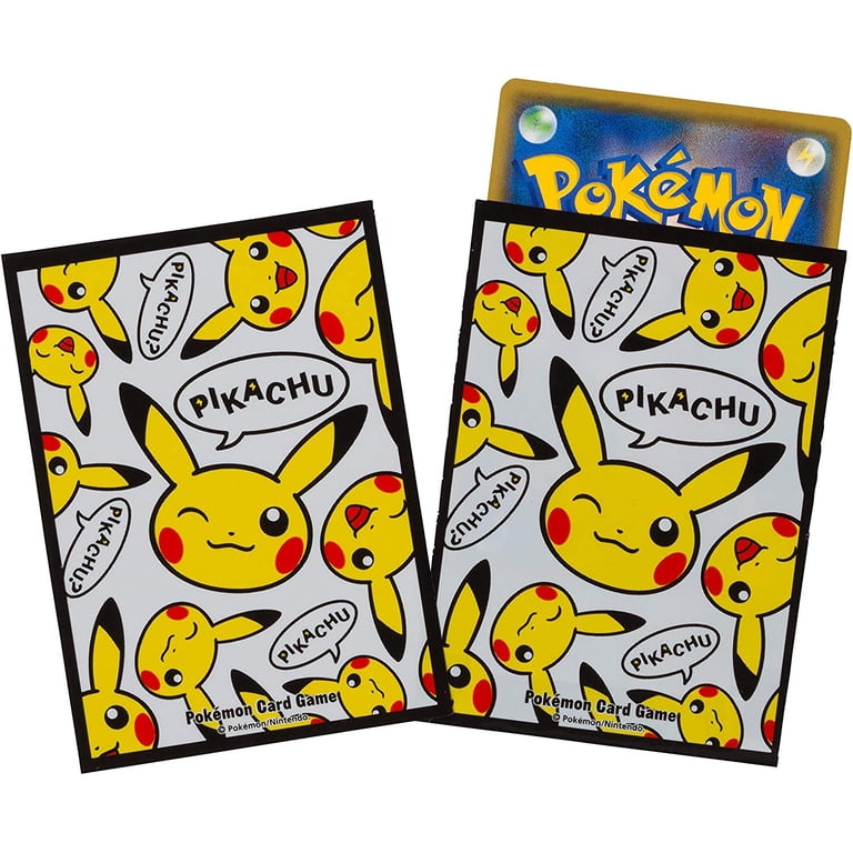 Pokemon Center Original Card Game Sleeves - Pikachu Wink (64 Sleeves) -  Walmart.com