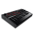 thumbnail image 1 of AKAI Professional MPK Mini MK3 - Teclado controlador MIDI USB de 25 teclas con 8 pads de batería retroiluminados, 8 perillas y software de producción musical incluido, negro, 1 of 5