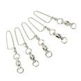 thumbnail image 4 of Émerillons de Pêche Haute Résistance, Émerillons à Billes 20 Pcs Acier Inoxydable Résistant à l'Usure pour Eau Salée 4,5,6,7, 4 of 8
