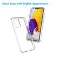 thumbnail image 4 of Takfox for Samsung Galaxy A52 5G Case, Crystal Clear Phone Case Full Body Rugged Cover Slim Shockproof Phone Bumper with [2 Tempered Glass Screen Protector] [Hard PC+Soft TPU ]- (6.5'' 2021)-Clear, 4 of 6