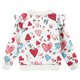 thumbnail image 5 of Vestido de verano para niña con estampado de flores de Pascua, manga corta, bolsillos con volantes y cuello redondo, top de poliéster, 5 of 5