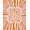 Orange, Pattern 5, variant on ODIKA 4x6 Machine Washable Non-Slip Area Rug, Playful Feline Paws Sketch Whimsical Absorbent Waterproof High Traffic Rug, Orange, 683441