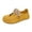 Yellow, variant on Women's Ethnic Colorful Beads Vintage Mary Jane Walking Flat Shoes Boho Casual Suede Wide Width No Heel Slip on Dress Loafers Booties Yellow Size 9