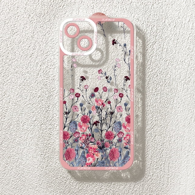 Carcasa Para XiaoMi Redmi Note 12 4G 12C 10C 11 10 11S 10S 9S 9T 9 8 7 K40 Pro A1 10A 9C 9A 10X 10 4G POCO F3 Funda De Teléfono Suave Transparente TPU Flor Pareja Shell Protección Completa