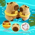 thumbnail image 3 of Peluche capibara WUFUVAP de 33 cm, animal de peluche suave, 3 of 7