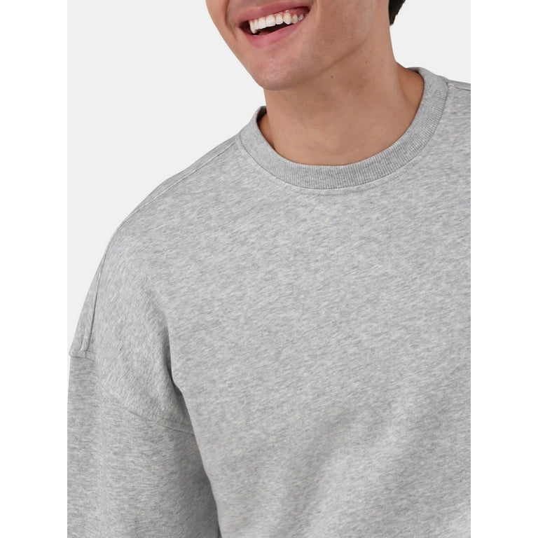 No Boundaries All Gender Fleece Crewneck Sweatshirt with No Boundaries All Gender Fleece Crewneck Sweatshirt with