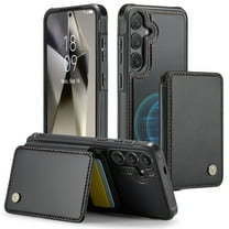 2 In 1 Wallet Case for Samsung Galaxy A53 5G Plus, Detachable Magnetic Back Cover Cards Holder Premium PU Leather Stand RFID Blocking Bumper Shockproof Case Cover for Samsung Galaxy A53 5G, Black