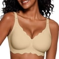 thumbnail image 3 of QASIEATN Plus Size Push Up Jelly Bras for Women Solid Color Comfortable Bralettes Womens Everyday Bras, 3 of 6