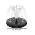 thumbnail image 2 of Solar Floating Bird Bath Water Pump With 7 Nozzles - Automatic Fountain For Garden Pond Outdoor Decor, 2 of 5