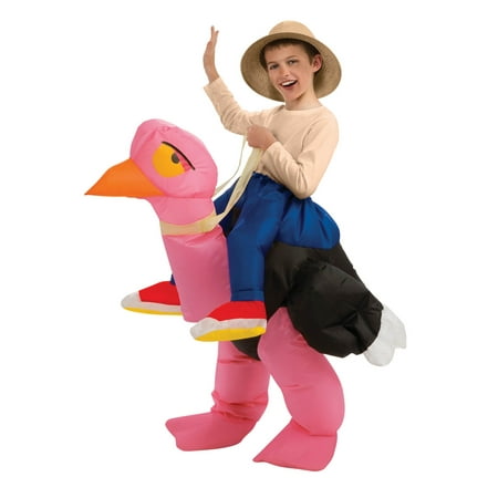 Kids Inflatable Ride-On Ostrich Costume