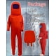 thumbnail image 2 of Disfraz astronauta Noucher traje espacial mono rojo mochila Halloween niños 3-10 años Talla S Rojo, 2 of 3