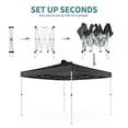thumbnail image 6 of [US IN STOCK] 8 x 8 Ft Pop-up Canopy Tent, Outdoor Slant Leg Canopy Shelter Compact Portable Canopy Tent Perfect for Hiking Camping Fishing & Picnic, 6 of 6