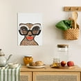 thumbnail image 3 of WFSposter Kate and Laurel Sylvie Cheetah Canvas Wall Art,Kendra Dandy of Bouffants and Broken Hearts, 18x24 Black, Modern Animal Art Decor for Wall, 3 of 6