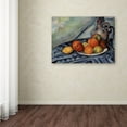 thumbnail image 3 of Trademark Fine Art 'Fruit And A Jug On A Table' Canvas Art by Cezanne, 3 of 3