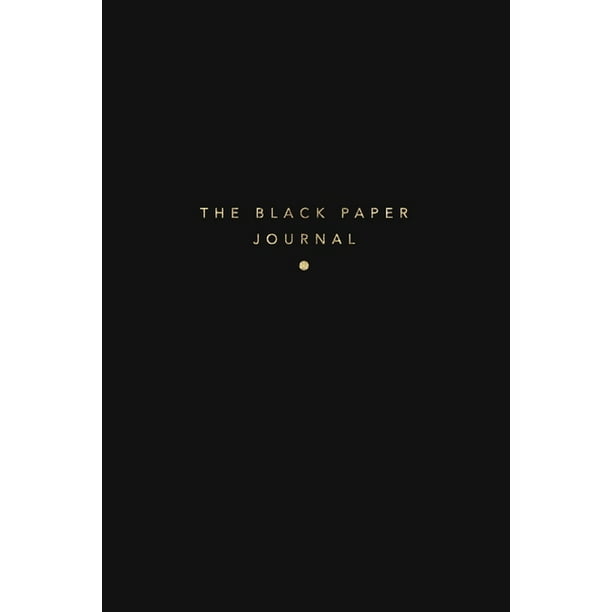 Black Notebooks The Black Paper Journal 1 (Paperback)