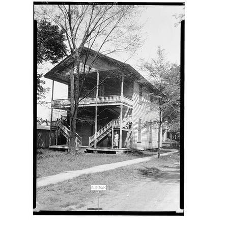 Historic Print, Masonic Hall, Water Avenue & North Street, Uniontown, Perry County, AL, 16" x 20"