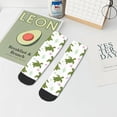 thumbnail image 5 of Uemuo Cute Turtle Printed Crew Socks, Moisture-Wicking Socks, Athletic Socks for Men Breathable Cushion Socks Casual Sport Socks for Running Traveling, 5 of 6