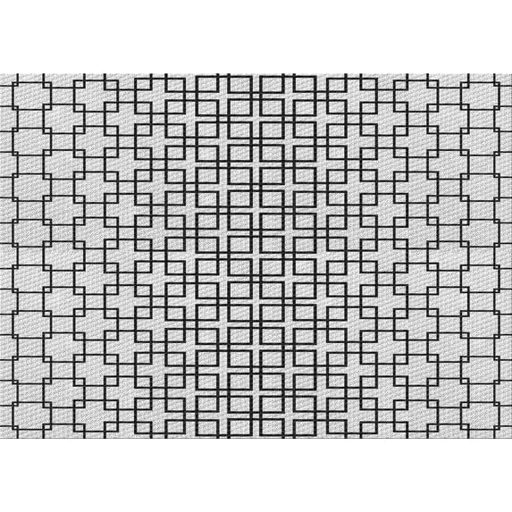 Ahgly Company Indoor Rectangle Patterned Smokey Gray Area Rugs, 3' x 5'