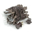 thumbnail image 2 of Novelty Lights Clear 100 Light Incandescent Mini Christmas String Lights, Brown Wire, 22 Feet, 2 of 6