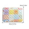 thumbnail image 2 of Deal! 15 Inch Computer Cover Bag Quilted Fluffy Laptop Bag For Women Girls Decor Bag (Plaid L), 2 of 10