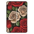thumbnail image 3 of Red Rose Waterproof Picnic Blanket with Foldable Zipper, Suitable for Outdoor Use, Suitable for Travel, Camping, Beaches, Parks, Grasslands, Picnic Blanket Accessories, 3 of 8