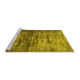thumbnail image 2 of Ahgly Company Machine Washable Indoor Rectangle Persian Yellow Traditional Area Rugs, 8' x 10', 2 of 4