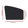 Linjieee Car Window Shades Breathable Mesh Car Side Screen Stretch Car