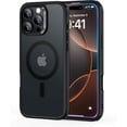 thumbnail image 1 of for iPhone 16 Pro Max Case, Compatible with MagSafe, Shockproof Military-Grade Protection, Magnetic Phone Case for iPhone 16 Pro Max, Classic Hybrid Case (HaloLock), Clear, 1 of 5